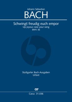 Bach Kantate BWV 36 Schwingt freudig euch empor Soli-Chor-Orch. Partitur (ed. Klaus Hofmann)