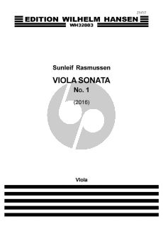 Rasmussen Sonata No.1 Viola solo (2016)