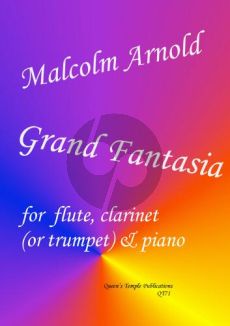 Arnold Grand Fantasia Flute, Clarinet[or Trumpet] and Piano (Score and Parts)