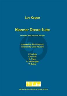 Kogan Klezmer Dance Suite Clarinet-Strings-Percussion and Tuba (Score/Parts) (arr. Alan Kaufman)