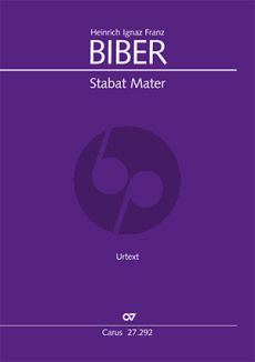 Biber Stabat Mater ChaB 50 SATB-Bc Partitur (Daniel E. Abraham)