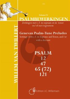 Twillert Psalmbewerkingen In Klassieke Stijl Vol. 6 Orgel