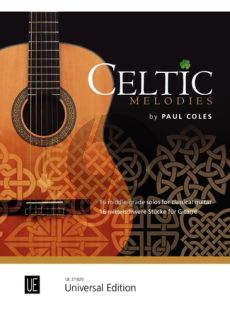 Coles Celtic Melodies 16 middle grade solos for Classical Guitar