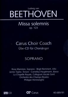 Beethoven Missa Solemnis D-dur Op.123 Sopran Chorstimme CD (Carus Choir Coach)