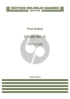 Ruders Etude No. 6 'Papillons' Piano solo