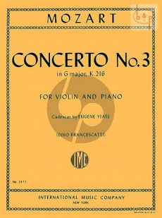 Concerto No.3 G-major KV 216