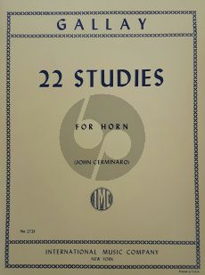 Gallay 22 Studies Op.58 Horn (John Cerminaro)