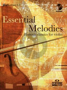 Essential Melodies - Famous Classics for Violin (Pos. 1 - 5) (Peter Manning) (Bk-Cd)