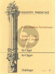 Techelmann Suite C-dur Orgel oder Cembalo (Freiberg)