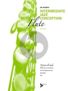 Snidero Intermediate Jazz Conception Flute (15 Solo Etudes for Jazz Style and Improvisation) (Bk-Cd)