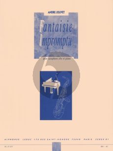 Jolivet Fantaisie-Impromptu Saxophone alto et Piano