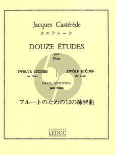 Casterede 12 Etudes pour Flute (Grade 6 - 8)