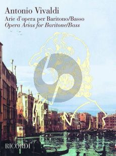 Vivaldi Opera Arias Baritone - Bass (edited by F.M.Sardelli)