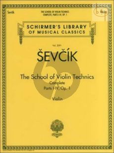 The School of Violin Technics Op.1