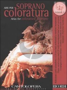 Arias for Coloratura Soprano Vol.3 (Voice-Piano)