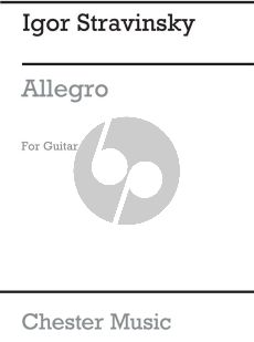 Strawinsky Allegro from Les Cinq Doigts for Guitar