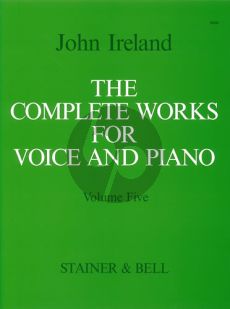 Ireland Complete Works Vol. 5 Medium Voice and Piano