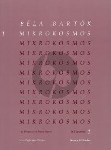 Mikrokosmos Vol.1 Piano Nos.1 - 36