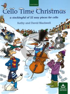 Cello Time Christmas Bk-Audio Online (A Stockingful of 31 Easy Pieces for Cello - Solos and Duets)