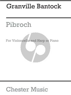 Bantock Highland Lament of Pibroch Cello and Piano or Harp