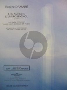 Damare Les Amours d'un Rossignol Op.160 (moyen/sup.) (Beaumadier)