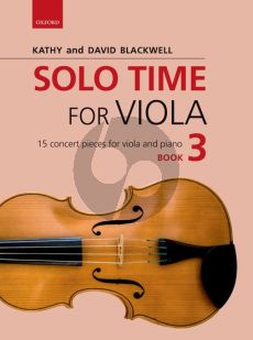 Blackwell Solo Time for Viola Book 3 Viola-Piano