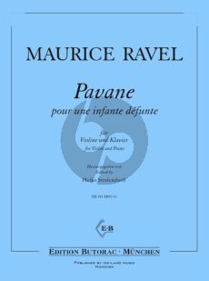 Ravel Pavane pour une infante défunte Violine-Klavier (Heiko Stralendorff)