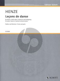 Henze Leçons de danse Piano-Harp [or 2 Piano's]-Percussion (from the ballet "Le fils de l'air - Der Sohn der Luft") (Score/Parts)