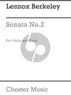 Berkeley Sonata No.2 Violin and Piano