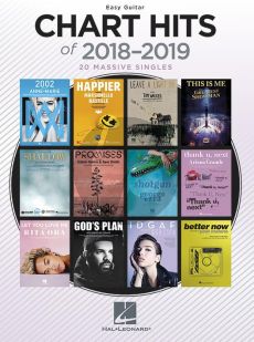 Chart Hits Of 2018-2019 Easy Guitar