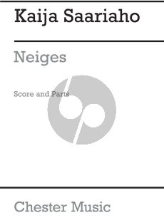 Saariaho Neiges for 8 Cello's (Score and Parts)