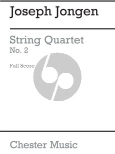 Jongen String Quartet No.2 A-major Op. 50 (Score/Parts)