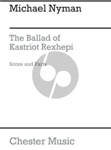 Nyman The Ballad Of Kastriot Rexhepi String Quartet (Score/Parts)