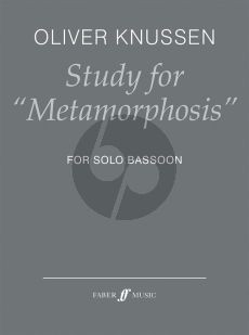 Knussen Study for Metamorphosis Bassoon solo