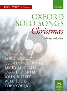 Oxford Solo Songs: Christmas High Voice with Piano (14 Songs) (Book with Audio online)