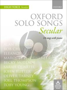 Oxford Solo Songs: Secular High Voice and Piano (Book with downloadable backing tracks)