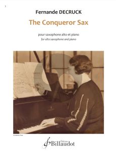 Decruck The Conqueror Sax for Alto Sax and Piano
