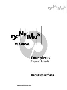 Henkemans Four Pieces for Piano 4-hands