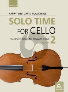 Blackwell Solo Time for Cello Book 2 Cello and Piano (Book with Audio online)