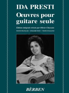 Presti Oeuvres pour Guitare Seule