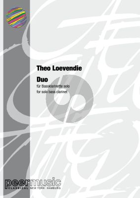 Loevendie Duo Bass Clarinet solo (1988)