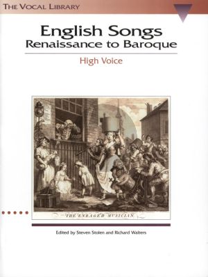 English Songs - Renaissance and Baroque High Voice and Piano (Book)