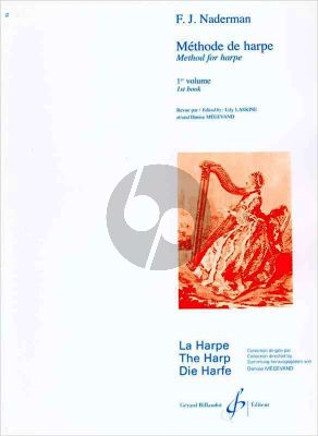 Naderman Methode Vol.1 pour Harpe (Laskine-Megevand)
