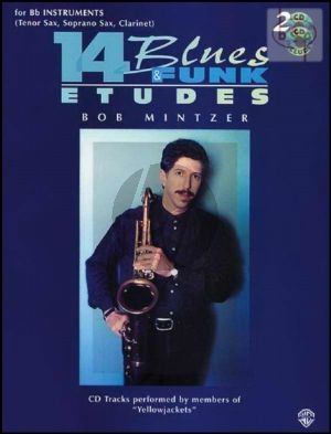 Mintzer 14 Blues & Funk Etudes for Bb Instruments (Bk-Cd)