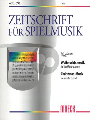 Laburda Weihnachtsmusik 4 Blfl. (SATB) (Score)