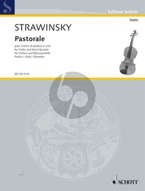 Pastorale Violine mit Oboe, Englischhorn, Klarinette (A) und Fagott Stimmen