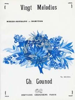 Gounod 20 Melodies Vol. 1 pour Voix Moyenne et Piano