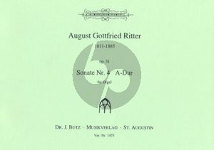 Ritter Sonate No. 4 A-dur Op. 31 Orgel