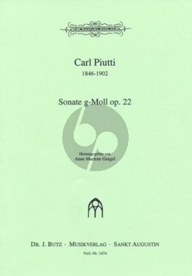 Piutti Sonate g-moll Op.22 Orgel