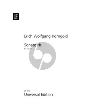 Korngold Sonate d-moll Op.2 No.1 (1909) Klavier